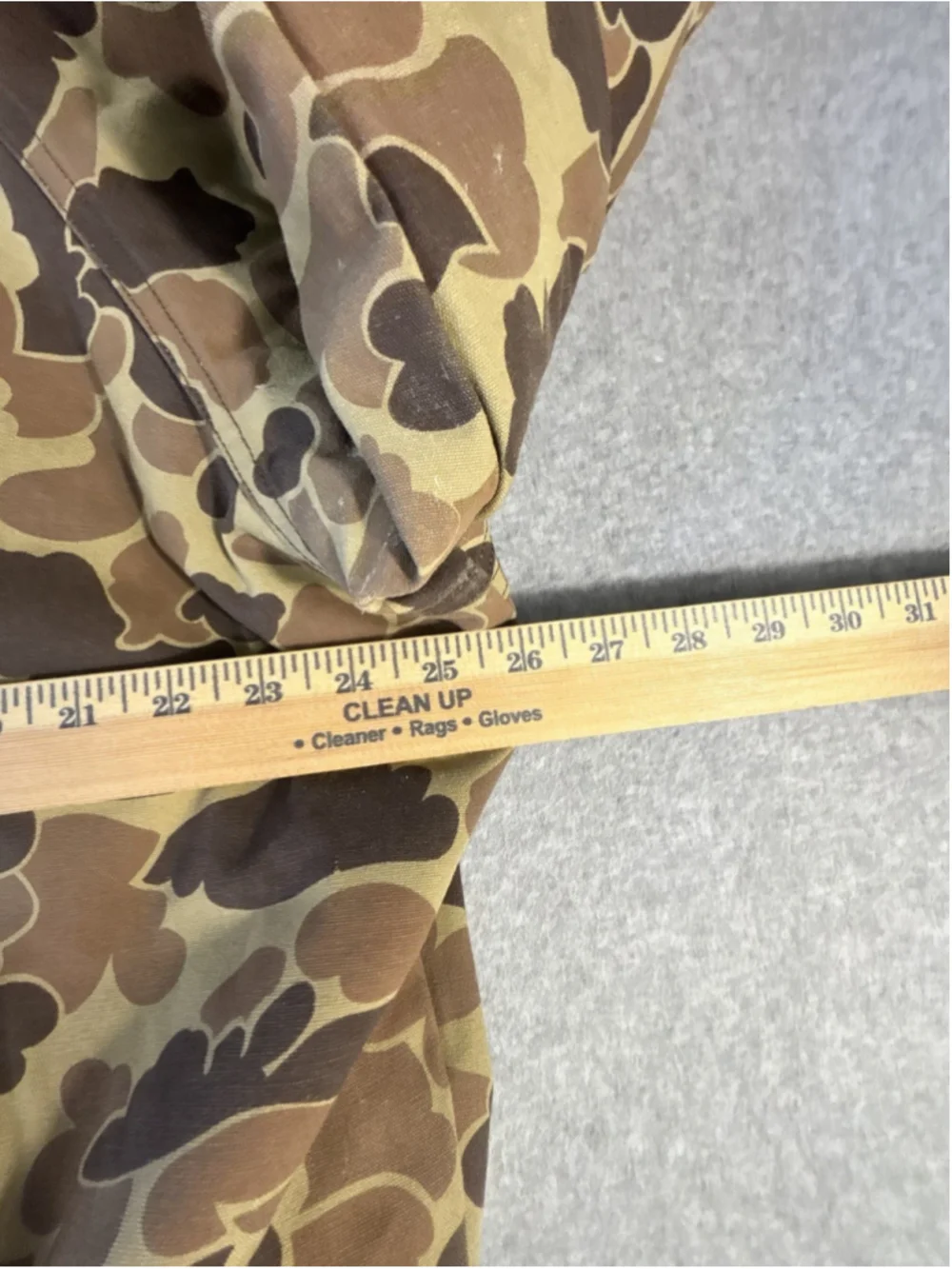 Cabelas Waterfowl Hunting Jacket Mens XL Duck Camo Hooded Field Coat Vintage